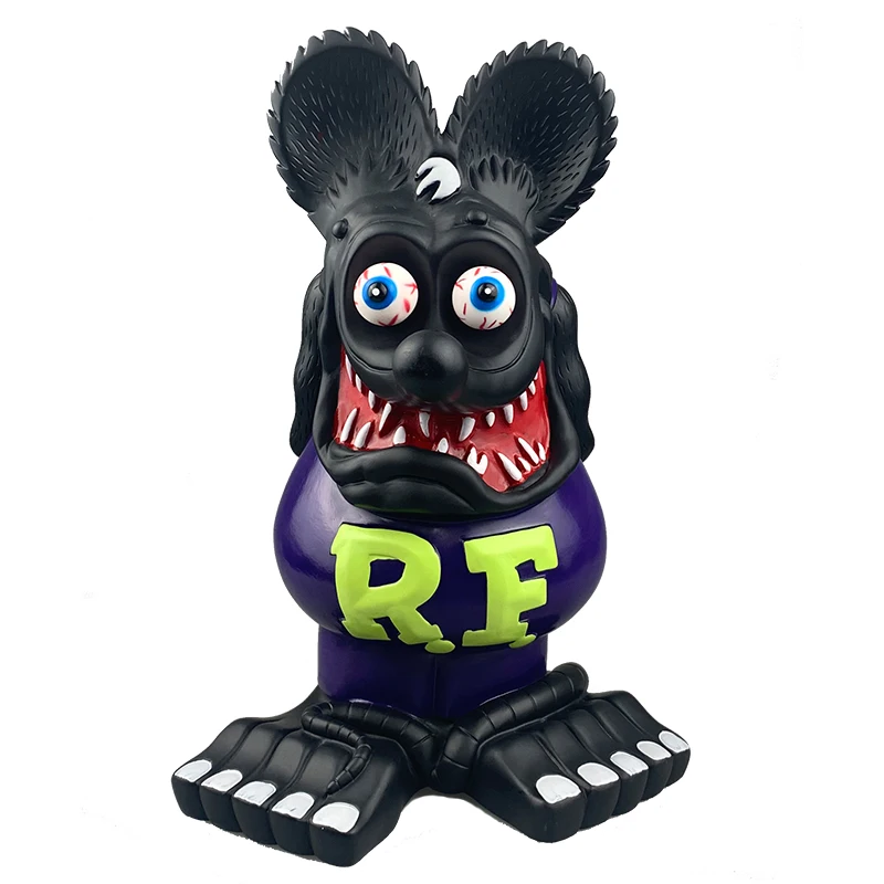 Rat Fink 13 Styles 33cm Bobble Head Crazy Mouse PVC Ratfink Action Figure - £56.62 GBP+