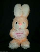 12&quot; Vintage Easter Bunny Rabbit Mty Internationl Orange Stuffed Animal Plush Toy - £22.41 GBP