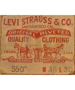 MENS LEVI&#39;S STRAUSS 550 RELAXED FIT LIGHT BLUE DENIM JEANS 36 X 30 AUTHE... - €19,75 EUR