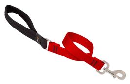Dog Leash by Lupine in 1&quot; Wide Red 6-Foot Long with Padded Handle - $35.33 CAD