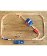 Thomas & Friends Wooden Railway Sodor Wash, Station Building and Track Lot - $69.30
