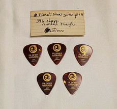 Planet Waves Set of 5 Guitar Picks 346 Shape Rounded Triangle .50mm - £3.50 GBP