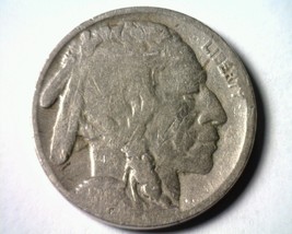 1919-S Buffalo Nickel Good / Very Good G/VG Cool Planchet Defect Original Coin - £13.63 GBP