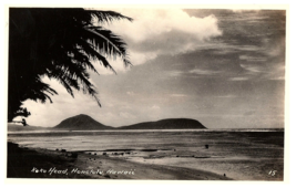 RPPC Postcard Koko Head &amp; Maunalua Bay Hawaii Kai Honolulu c1942 - $14.80
