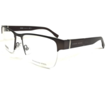 Hugo BOSS Eyeglasses Frames BOSS 0770 QMS Brown Square Half Rim 55-18-140 - £59.05 GBP