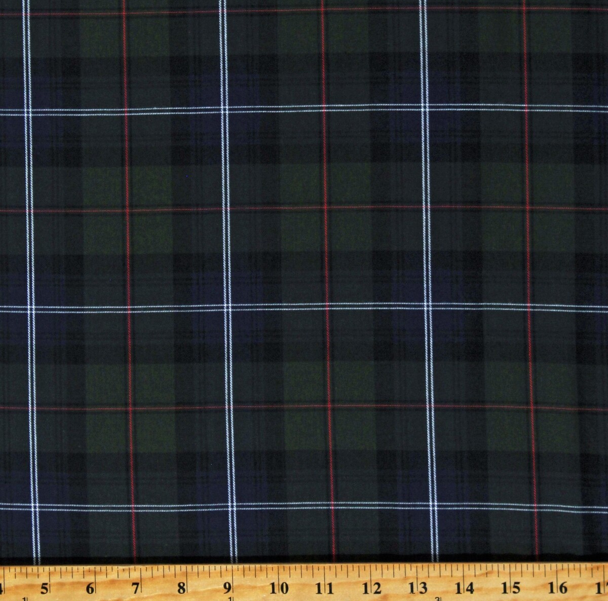 Cotton House of Wales Plaid Night Fabric Print by Yard D154.01 - $10.95