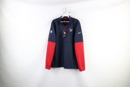 New Nike On Field Mens Small Houston Texans Football Half Zip Pullover Sweater - £54.49 GBP