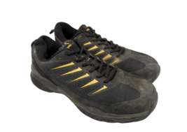 DAKOTA Men&#39;s Alum Toe Comp Plate 3619 Quad Comfort Work Shoes Black/Yell... - £30.29 GBP