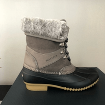 Tommy Hilfiger Rusteen Faux Fur Duck Boot, Gray, Size 5, NWT - $45.82