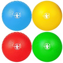 4 Colors Playground Balls For Kids And Adults, 8.5 Inch Kick Balls Outside Balls - £29.29 GBP