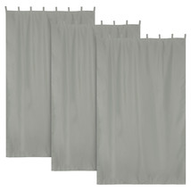 54"X96" Outdoor Curtain Tab Top Drape Uv30+ Pergola Porch Cabana Garden 3 Pack - £70.33 GBP