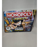 MONOPOLY SPEED BOARD GAME BY HASBRO Play under 10 min. NEW/SEALED fast p... - $19.79