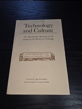Technology &amp; Culture International Quarterly Society History 1995 Biblio... - €17,07 EUR