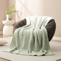 Snuggle Sac Sage Green Throw Blanket For Couch, Reversible Super, 50 X 60 Inches - £35.14 GBP