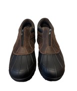Propet Boots Mens Blizzard Ankle Zip Brown Leather Size 12W(E) Extra Wid... - $88.11