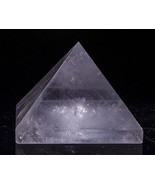 Crystal Pyramid Healing Ornament Gemstone Gift Home Decor Figurine Prote... - $29.69