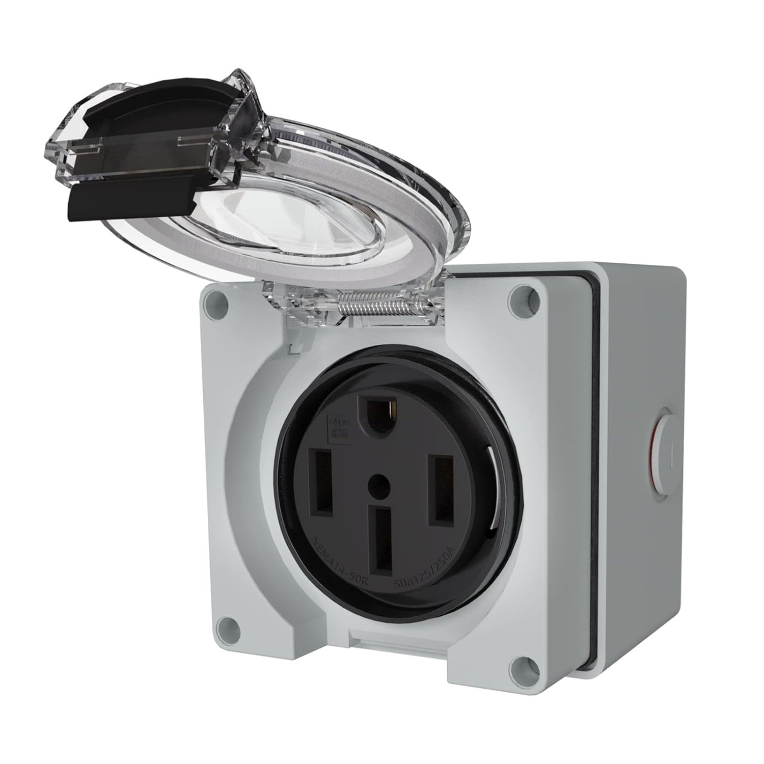Starelo 50Amp Rv Power Outlet Box,Nema 14-50R Receptacle, Nema 14-50R Box - $38.99