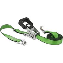KEEPER 47203 16' Ratchet Tie-Down, 2 Pack, Green - $40.47