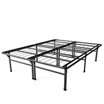 King size 18-inch High Rise Metal Platform Bed Frame - $282.49