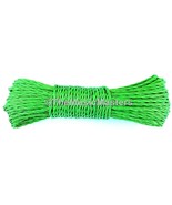 Green 100ft Twisted Poly UTILITY ROPE Line Cargo Tie Down Tent Cord Twin... - £6.94 GBP