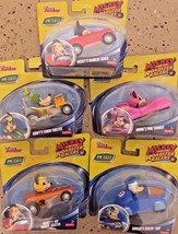 New Minnie Goofy Donald Mickey and the Roadster Racers Set of 5 Die-Cast Cars - £71.84 GBP