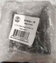STONE HARBOR 51412-19 3-1/2&quot; x 3-1/2&#39;&#39; Offset Hinge 1/4&#39;&#39; Rad, Matte Bla... - $427.29 MXN
