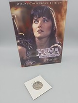 Xena: Warrior Princess: Season 1 Deluxe Collector&#39;s Edition 7 DVDs &amp; Xena Coin - £19.67 GBP