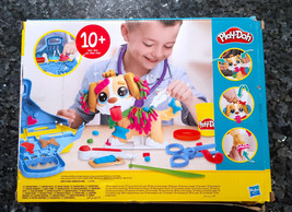 Play-Doh Veterinary Vet Playset Puppy Doctor w/ Stethoscope  &amp; Carry Case - £11.99 GBP