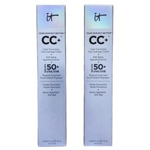 2 Pack IT Cosmetics Your Skin But Better SPF 50 CC Cream FAIR Full Coverage NEW - £39.55 GBP