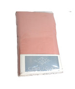 Cuddledown Pink King Comforter Cover Cotton Sateen Vintage New Open - £38.26 GBP