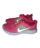 Nike Free Run 3 GS Spark Pink Volt Youth Running Shoes 512098-600 Size 6Y - $280.26 MXN