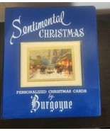 1984 Burgoyne Salesman Sample Sentamental Christmas Greeting Cards Perso... - £76.66 GBP