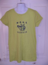 LIFE IS GOOD Green Mane Squeeze Short Sleeve Shirt Size L Girl&#39;s EUC - £12.61 GBP