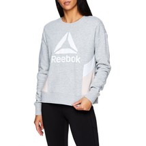 Reebok Women&#39;s Color Block Sweatshirt Grey Size XL - £20.23 GBP