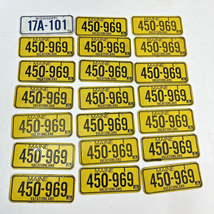 20 Maine Cereal License Plate Bicycle Pedal Car USA Vacationland Vintage... - £27.42 GBP