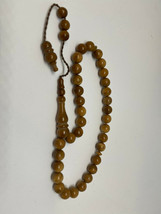 Exotic palm tree kuka tasbih prayer rosary 13 grams 33 beads 17 cm 6.5&quot; - £18.05 GBP