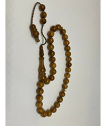 Exotic palm tree kuka tasbih prayer rosary 13 grams 33 beads 17 cm 6.5&quot; - £19.02 GBP