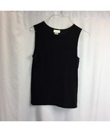 TAPEMEASURE S Small Sleeveless Blouse Black Woman&#39;s - $18.38 CAD