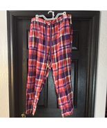 Joyspun Women&#39;s Print Flannel Sleep Pants Pink Red Purple XL (16-18) - $163.49 MXN