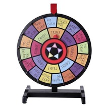 15&quot; Tabletop Prize Dual Wheels Home Teacher Spin Game Kids Fun Party Liv... - £70.61 GBP