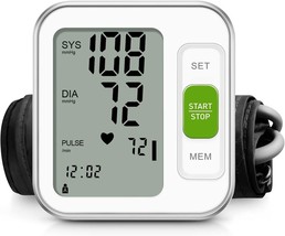 Blood Pressure Monitor for Home Use, Digital BP Machine Arm Type with La... - £17.77 GBP