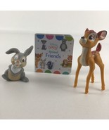 Disney Mini Board Book Animal Friends with Chunky Figures Bambi Thumper Lot - £15.53 GBP