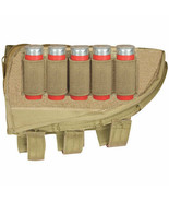 NEW - RIGHT HAND Hunting Butt Stock Shotgun Ammo Cheek Rest Pouch COYOTE... - $22.72