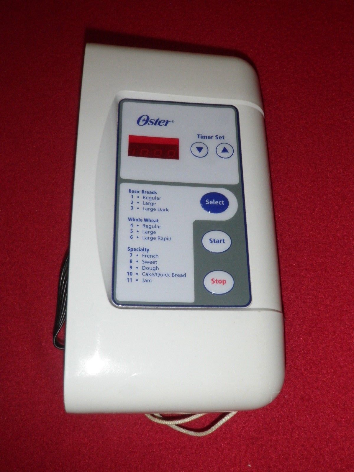 Oster Bread Maker Machine Control Panel PCB Thermal Fuse Temp Sensor