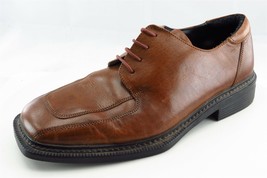 Todd Welsh Shoes Sz 10.5 M Round Toe Brown Derby Oxfords Leather Men - £31.57 GBP