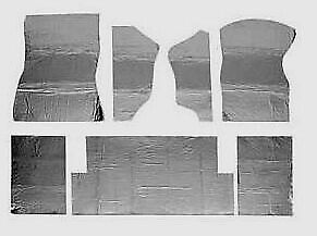 1978-1982 Corvette Heat Barrier Kit Under Carpet Front And Rear 7 Pieces - $247.45