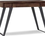 Lowry Solid Wood And Metal Modern Industrial 44 Inch Wide Home Office De... - $836.99