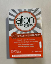 Align Probiotic 24/7 Digestive Support 28 Capsules, NEW FREE SHIP 10/25 OR LATER - £11.64 GBP