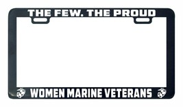 The Few The Proud Women Woman Marine veterans license plate frame  - £5.51 GBP