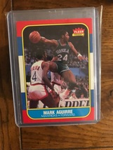Mark Aguirre 1986 Fleer Basketball Card   (01234) - $6.00